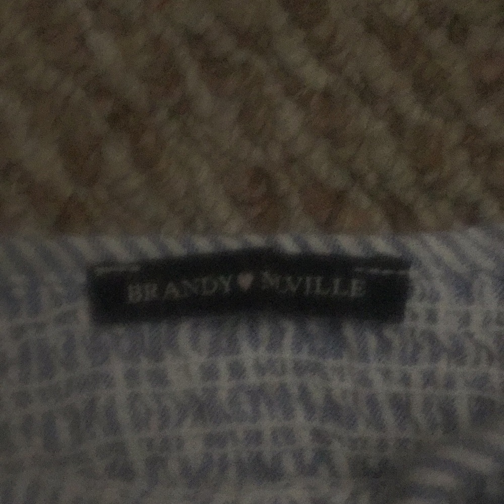 Brandy blue crop top with ruffles